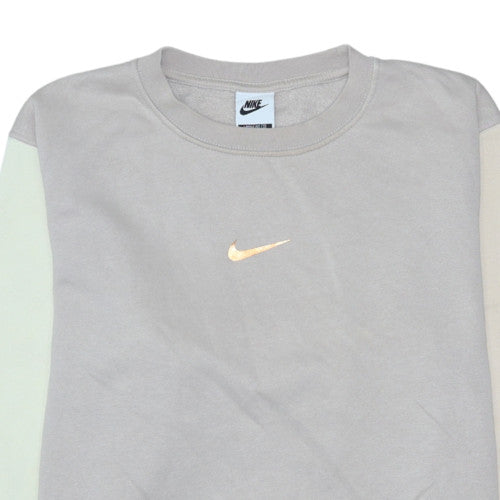 Womens UK Size S Nike Beige Pullover Sweatshirt