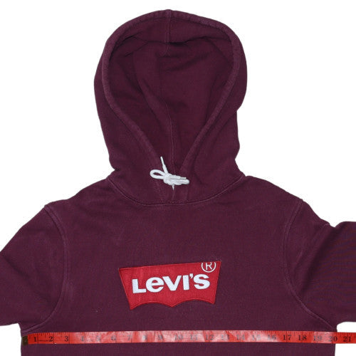 Mens UK Size S Levi's Purple Pullover Hoodie