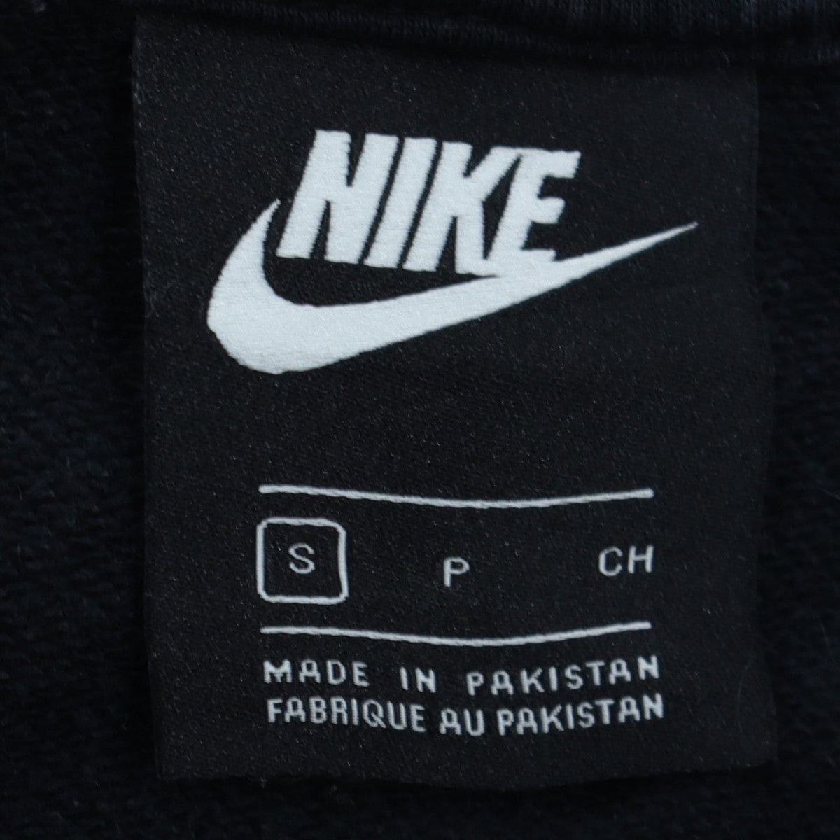 Mens UK Size S Nike Black Pullover Sweatshirt