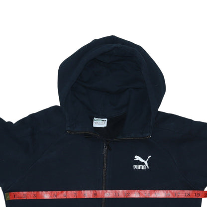 Mens UK Size XS PUMA Blue Full Zip Hoodie