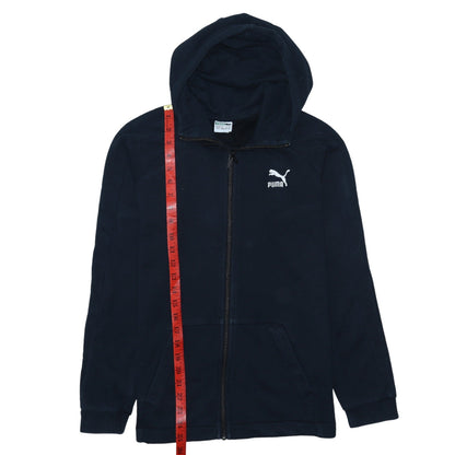 Mens UK Size XS PUMA Blue Full Zip Hoodie