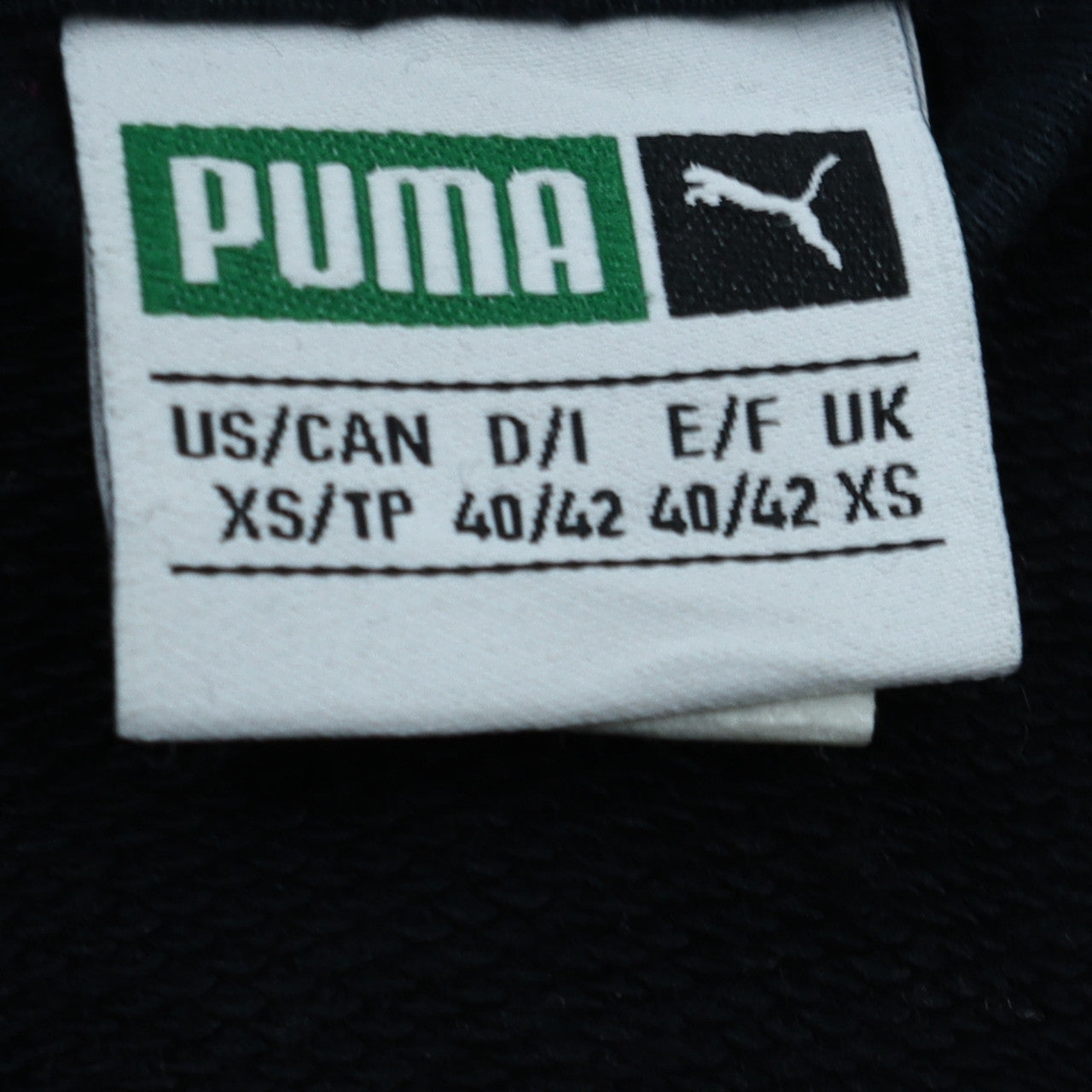 Mens UK Size XS PUMA Blue Full Zip Hoodie