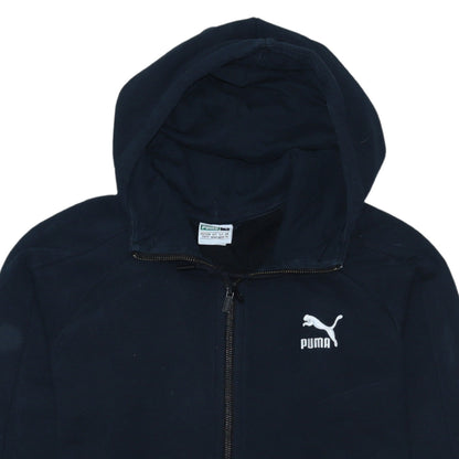 Mens UK Size XS PUMA Blue Full Zip Hoodie