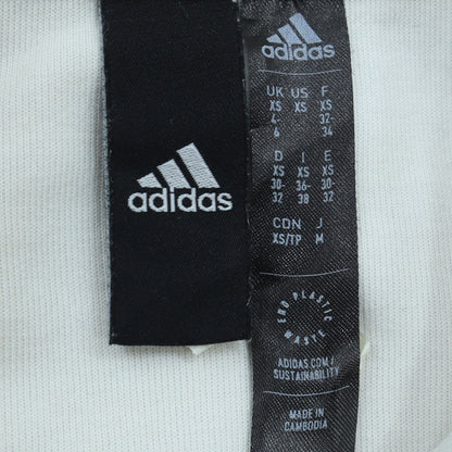 Womens UK Size XS adidas White Pullover Sweatshirt