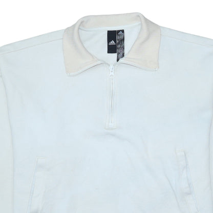 Womens UK Size XS adidas White Pullover Sweatshirt