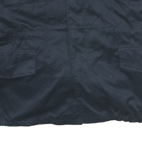 Mens UK Size M Elutex Black Parka Coat