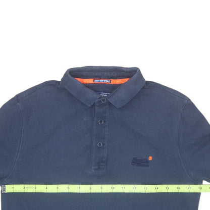 Superdry Men’s Blue Short Sleeve City Polo Shirt Size S