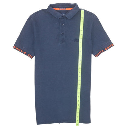 Superdry Men’s Blue Short Sleeve City Polo Shirt Size S