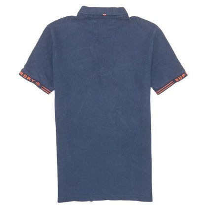 Superdry Men’s Blue Short Sleeve City Polo Shirt Size S