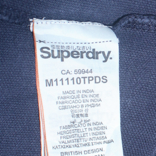 Superdry Men’s Blue Short Sleeve City Polo Shirt Size S