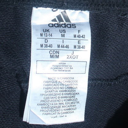 adidas Womens Black Jogger Sweatpants Size 12-14 Regular Fit