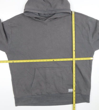 Mens UK Size XL Hollister Grey Pullover Hoodie