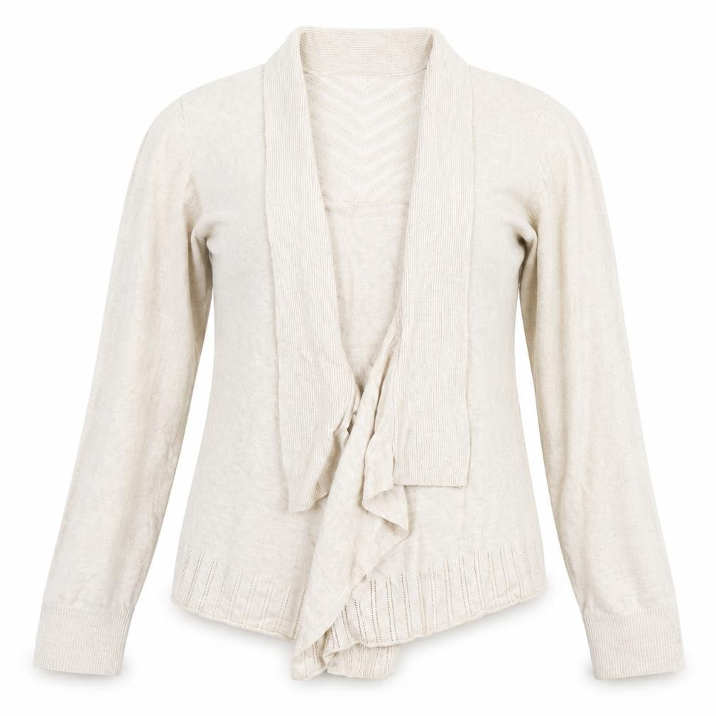 Womens UK Size 10 Laura Ashley Beige Wrap Blouse
