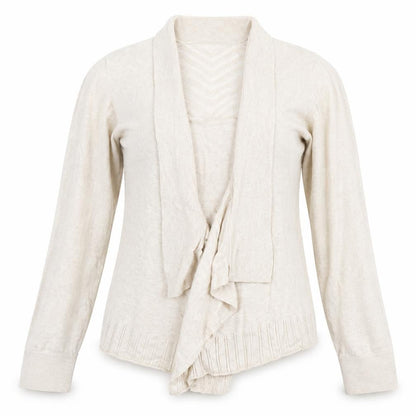 Womens UK Size 10 Laura Ashley Beige Wrap Blouse