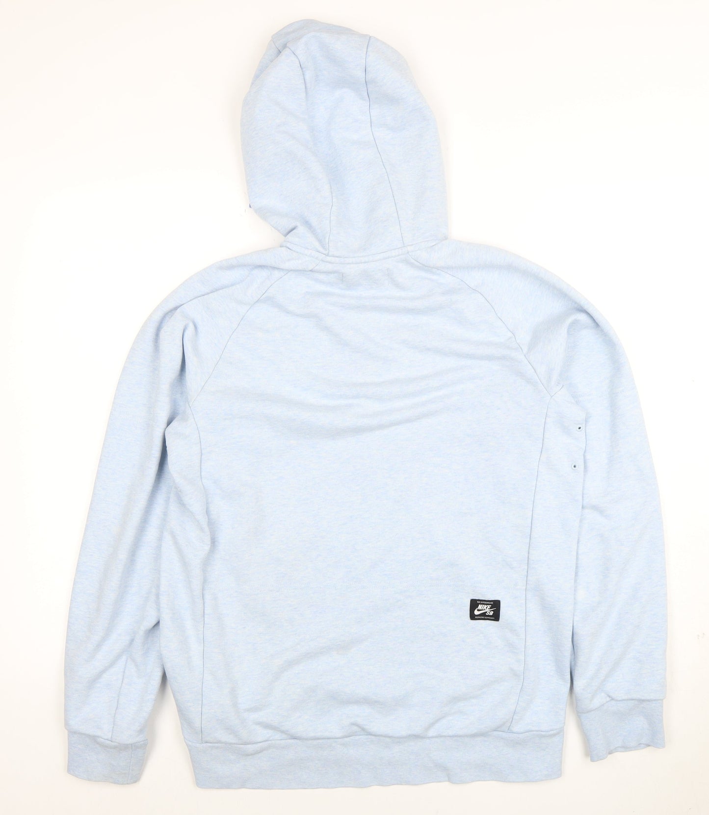 Mens UK Size M Nike Sb Blue 1/2 Zip Hoodie