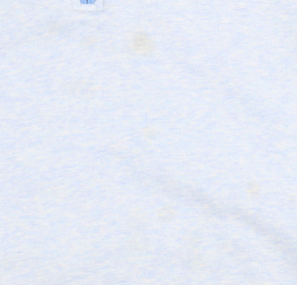 Mens UK Size M Nike Sb Blue 1/2 Zip Hoodie