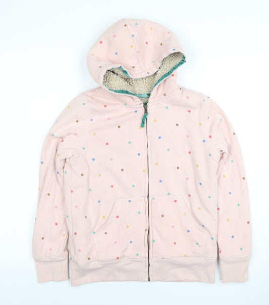 Girls UK Size 11-12 Years Boden Pink Full Zip Hoodie