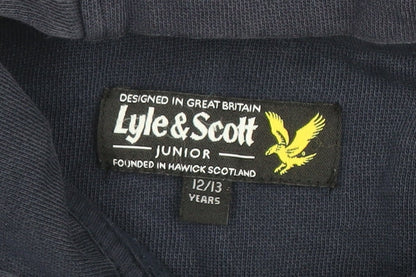 Boys UK Size 12-13 Years Lyle & Scott Blue Full Zip Hoodie