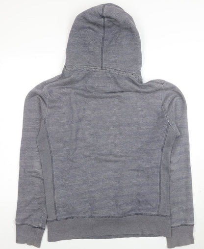 Mens UK Size M Superdry Blue Pullover Hoodie