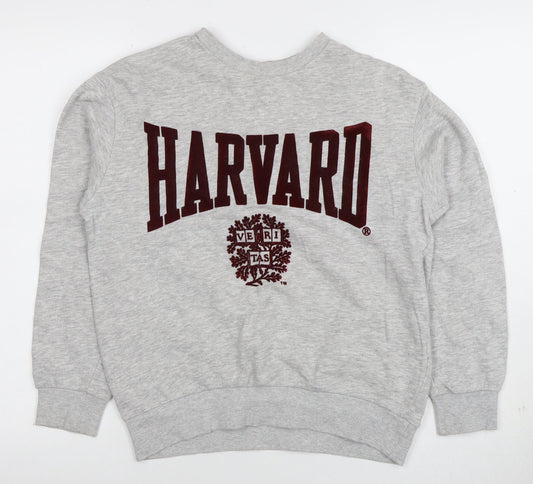Womens UK Size XS H&M Grey Pullover Sweatshirt