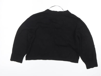 Womens UK Size 16 Monsoon Black Cropped Blouse