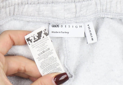 ASOS DESIGN Women Grey Jogger Sweatpants Size 8 Elastic Waist