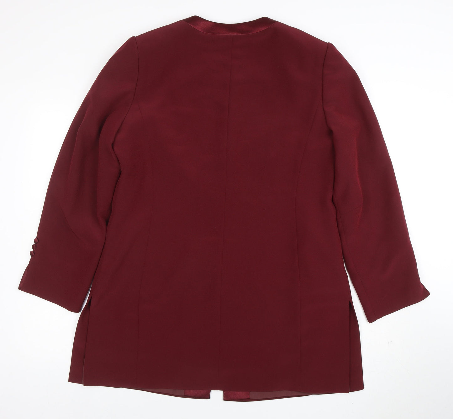 Womens UK Size 14 Jacques Vert Regular Red Suit Jacket