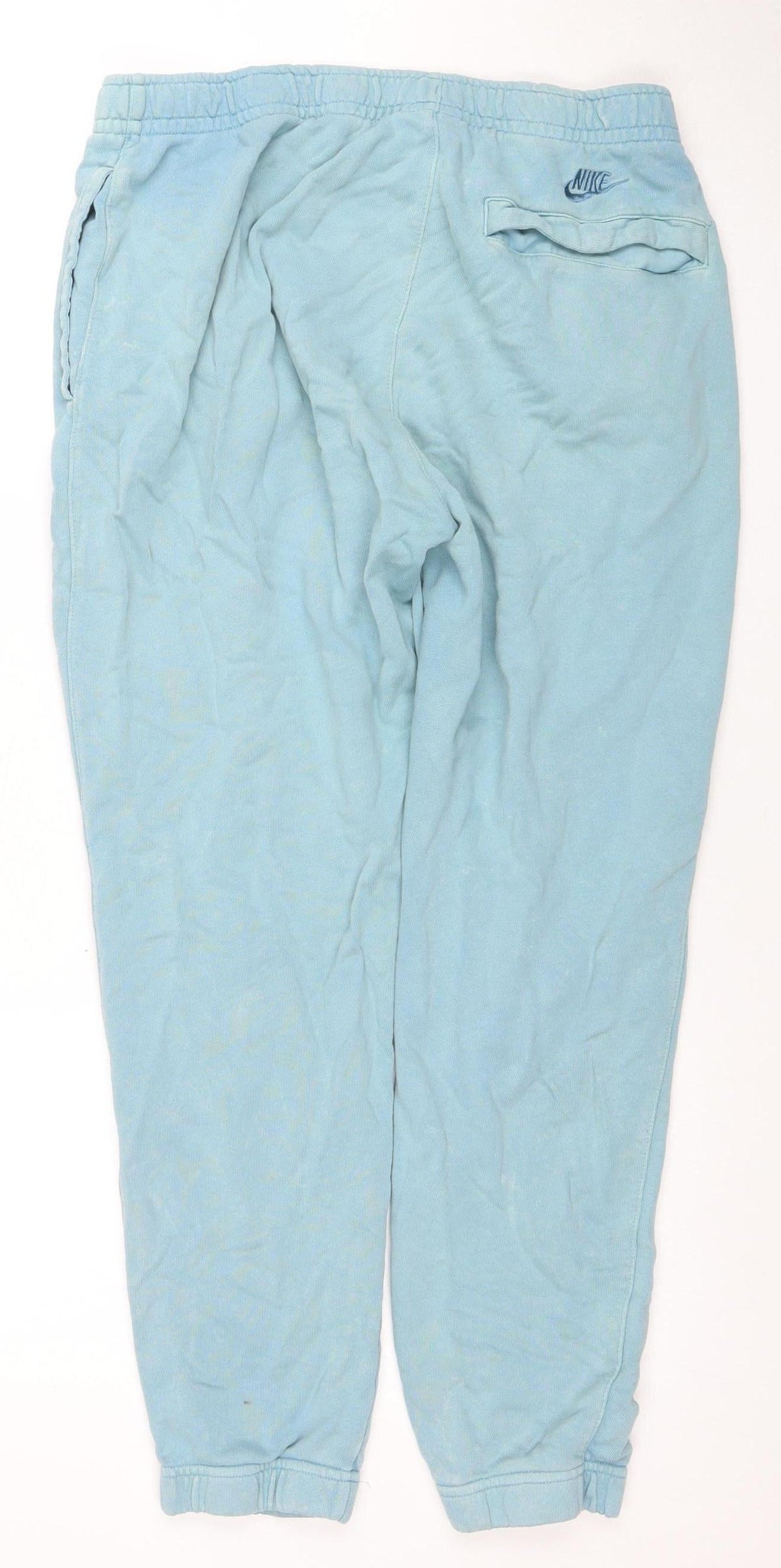 Mens UK Size M Nike Regular Fit Jogger Blue Trousers