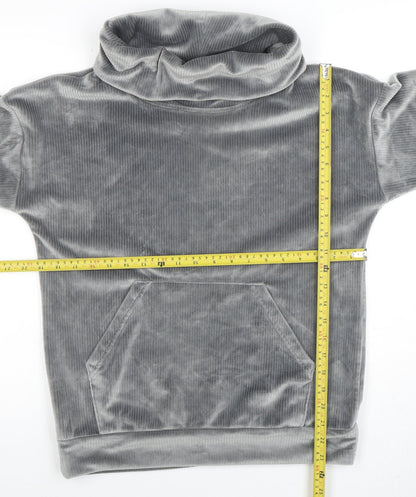 Womens UK Size 8-10 Nutmeg Grey Pullover Sweatshirt