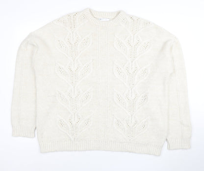 Mens UK Size L ASOS Ivory Pullover Jumper