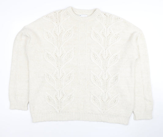 Mens UK Size L ASOS Ivory Pullover Jumper