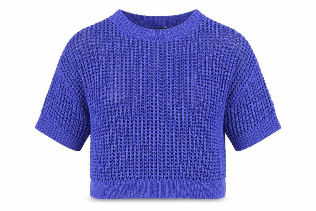 Womens UK Size S Zara Blue Pullover Jumper