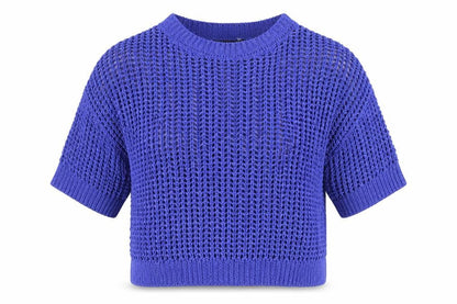 Womens UK Size S Zara Blue Pullover Jumper