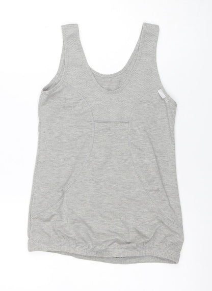 LA Gear Women's Grey Size 8 Racerback Tank Top Activewear