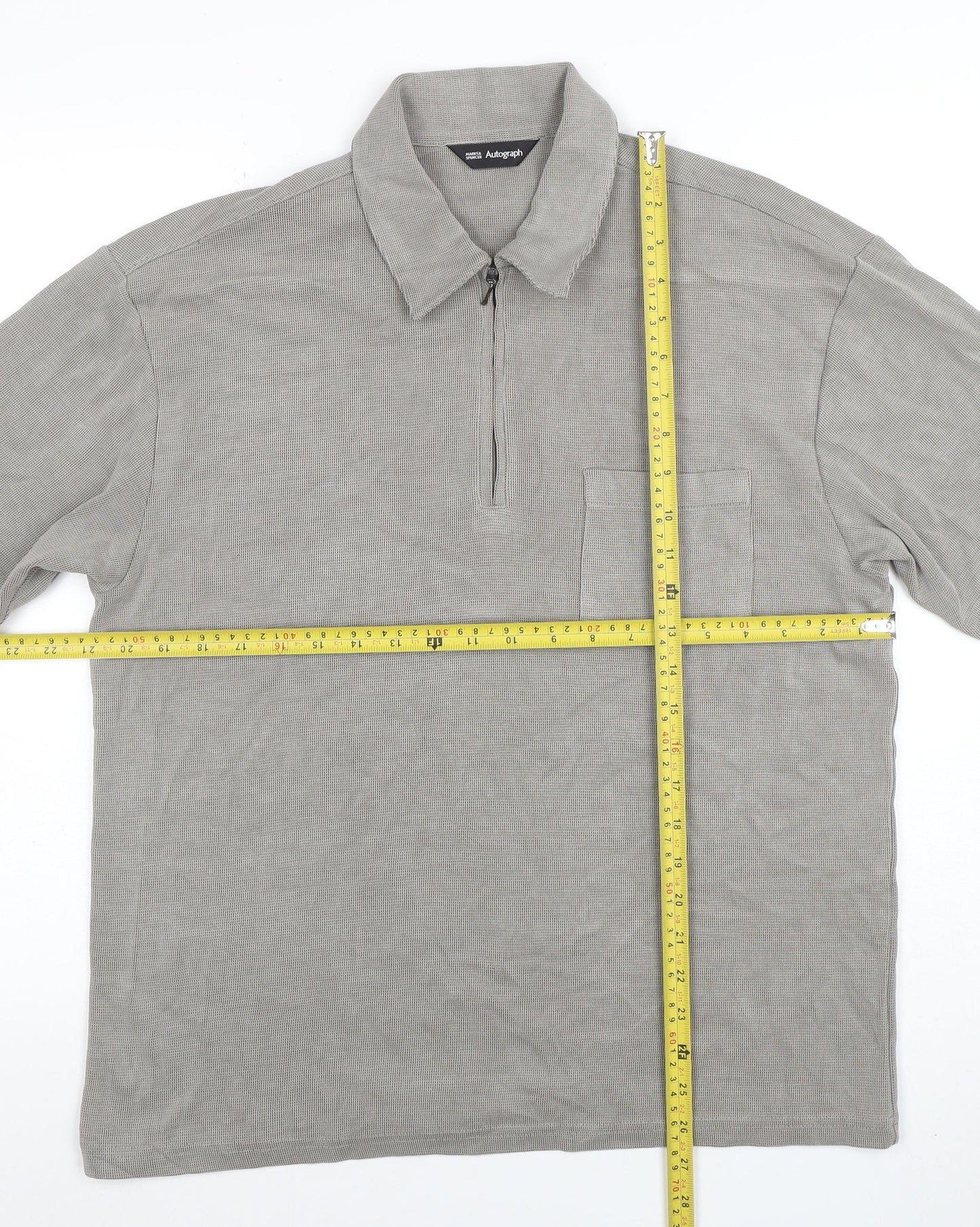 Mens UK Size S Marks and Spencer Modal Blend Polo Shirt
