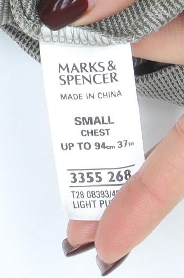 Mens UK Size S Marks and Spencer Modal Blend Polo Shirt