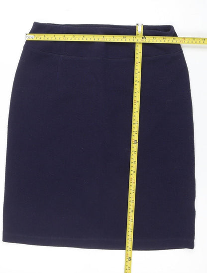 Womens UK Size 12 Marks and Spencer Straight & Pencil Twill Skirt