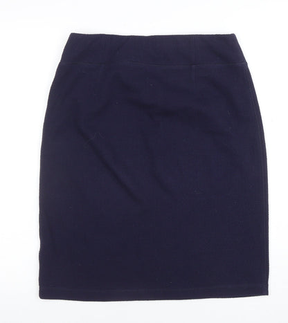 Womens UK Size 12 Marks and Spencer Straight & Pencil Twill Skirt