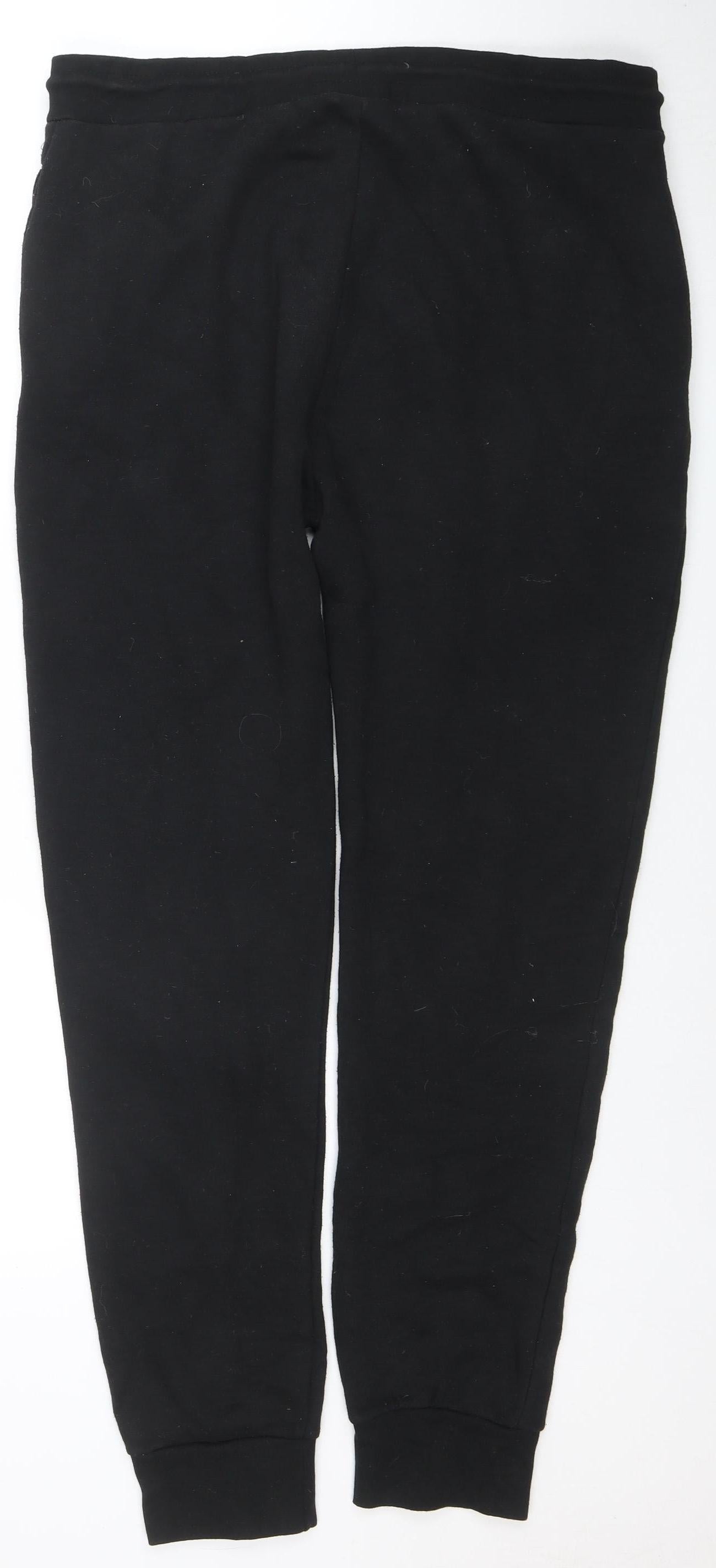 Mens UK Size XL Bench Regular Fit Jogger Black Trousers
