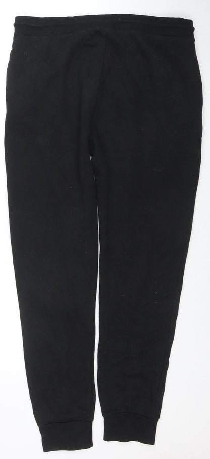Mens UK Size XL Bench Regular Fit Jogger Black Trousers