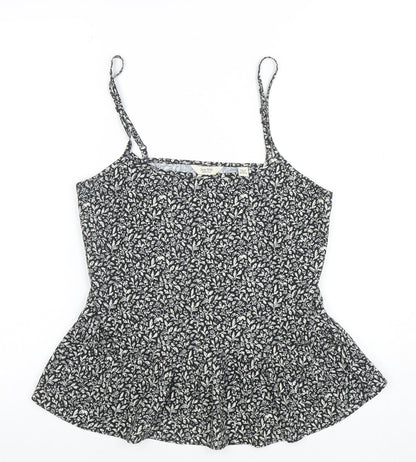 Womens UK Size 8 Jack Wills Black Camisole Tank