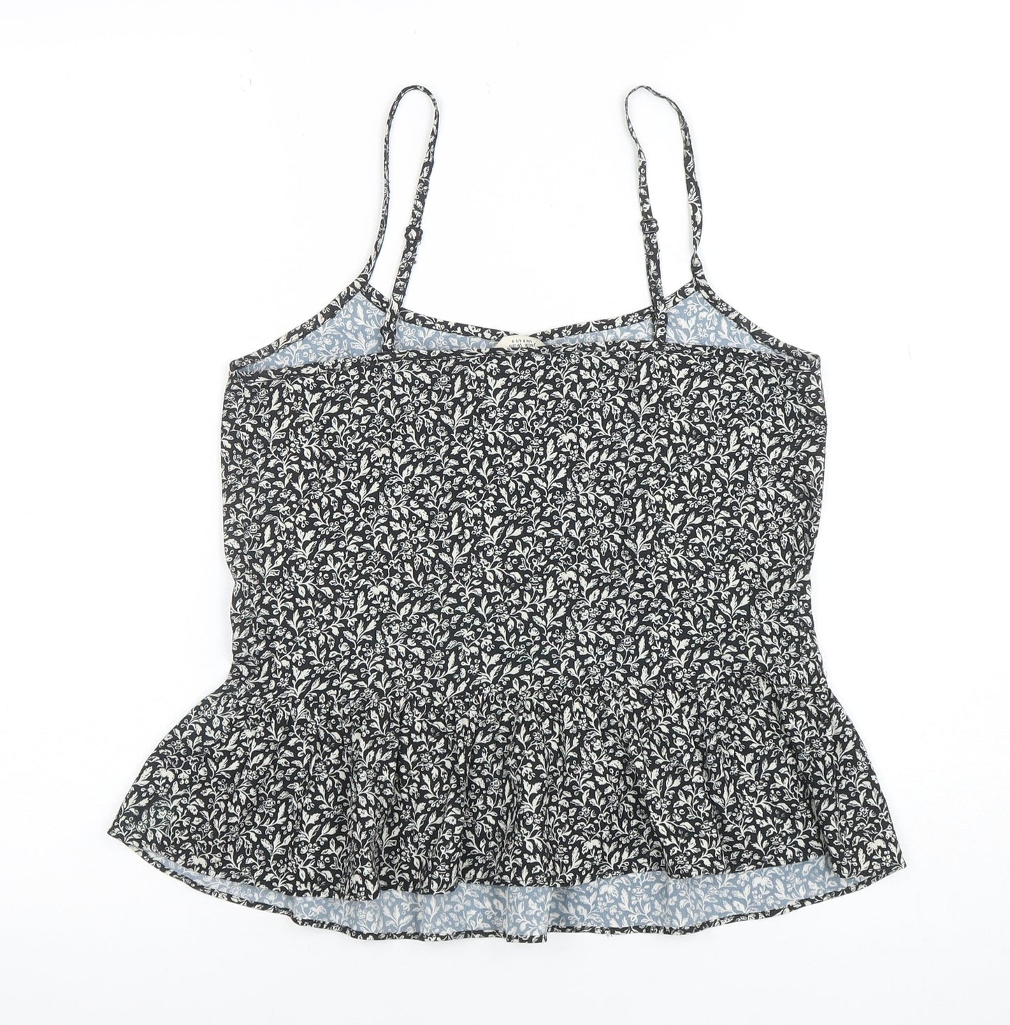 Womens UK Size 8 Jack Wills Black Camisole Tank