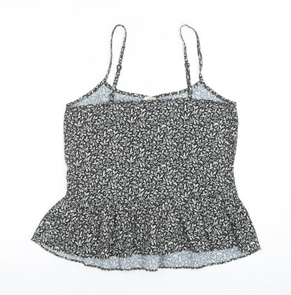 Womens UK Size 8 Jack Wills Black Camisole Tank