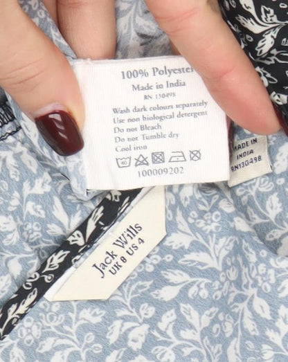 Womens UK Size 8 Jack Wills Black Camisole Tank
