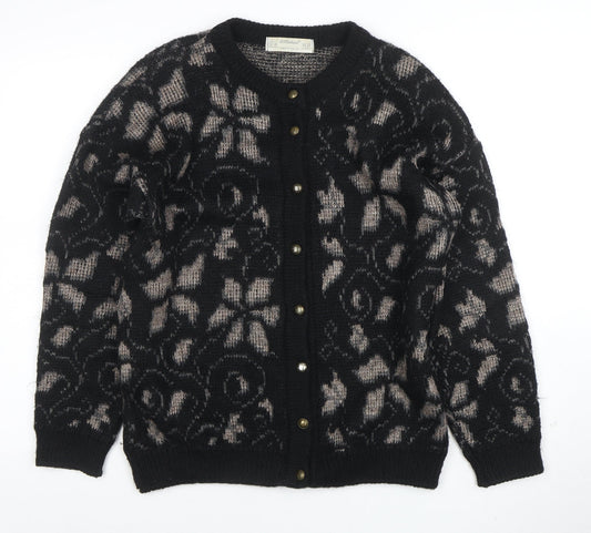 Womens UK Size 12-14 Marks and Spencer Black Cardigan Jumper