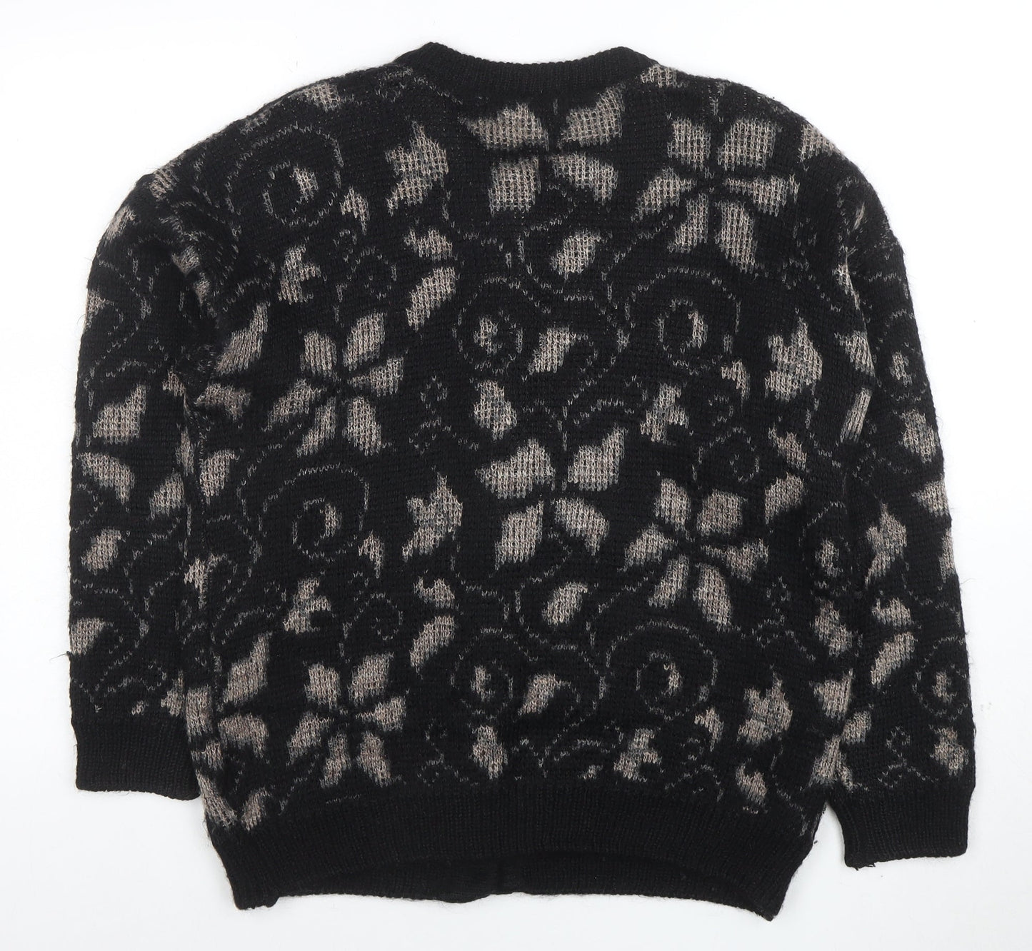 Womens UK Size 12-14 Marks and Spencer Black Cardigan Jumper