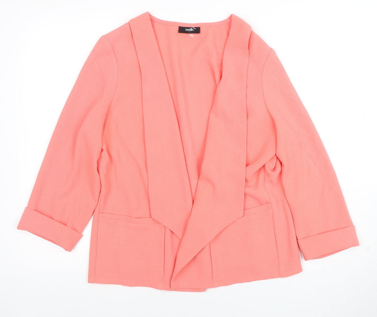 Womens UK Size L Wallis Regular Pink Blazer