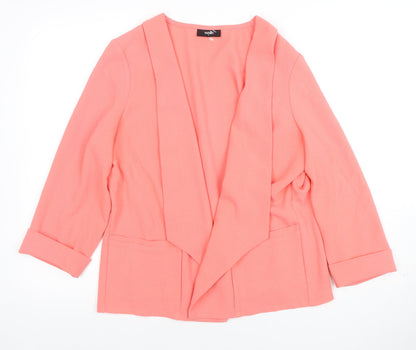 Womens UK Size L Wallis Regular Pink Blazer