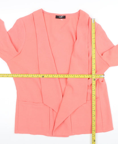 Womens UK Size L Wallis Regular Pink Blazer