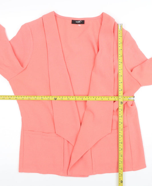 Womens UK Size L Wallis Regular Pink Blazer